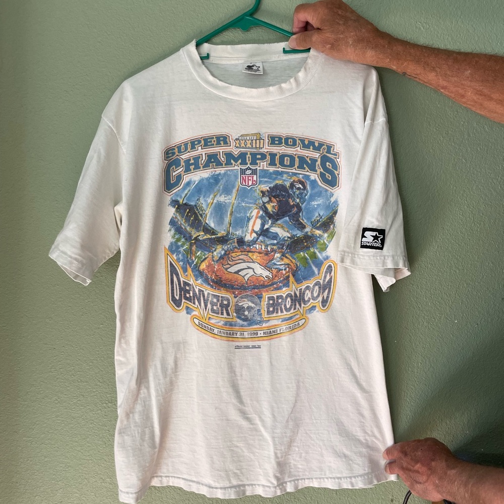 Vintage Starter Denver Broncos Super Bowl Champions T-Shirt